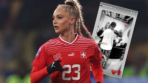 Alisha Lehmann feiert Liebes